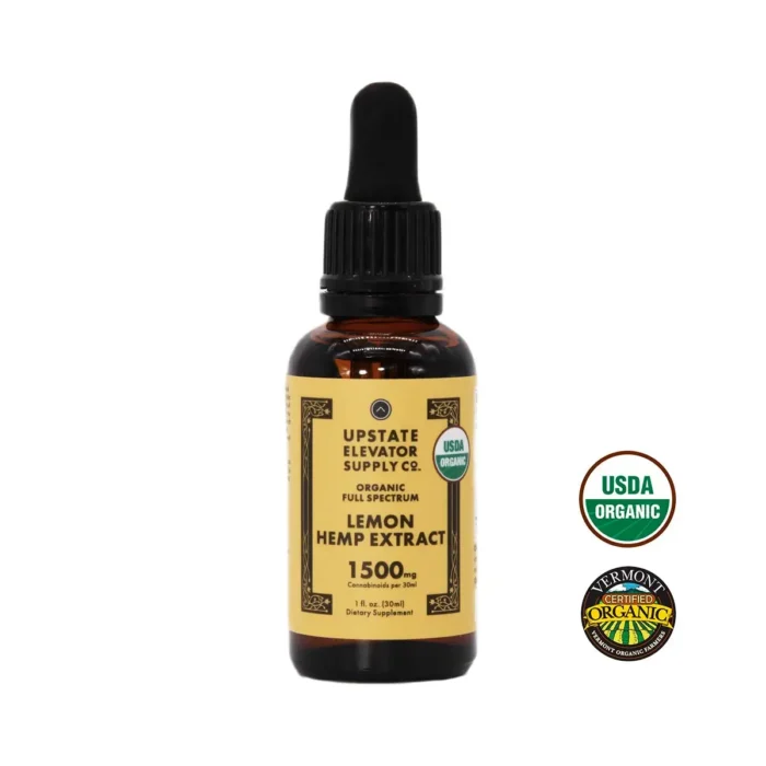 Organic Lemon Hemp Extract, 3000mg